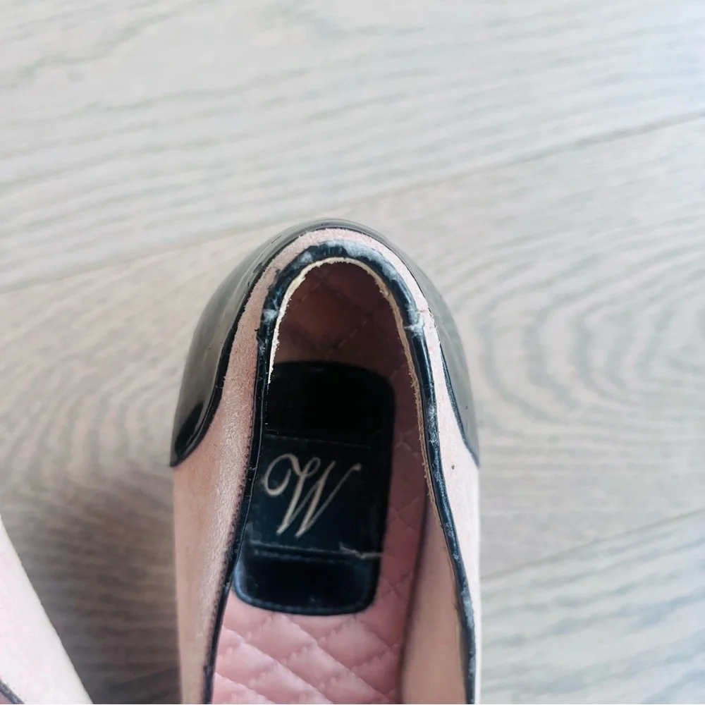ZARA | 37 | Blush Pink and Black High Heels shoes - Picture 6 of 6